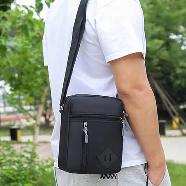 FLYMANN Messenger Bag Shoulder Bag Sling Cross Body Travel Bag 2 - LXINDIA.COM