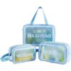 FLYNGO Waterproof Toiletry Storage Kit Set of 3 Light Blue - LXINDIA.COM