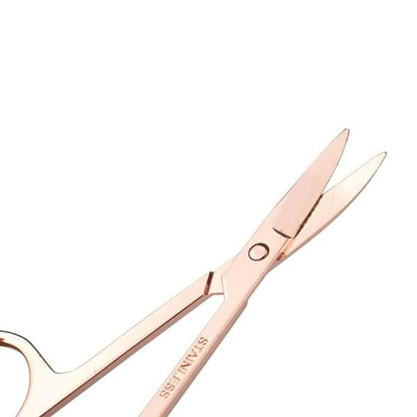 FOLELLO Grooming Scissor for Men and Women Rose Gold1 - LXINDIA.COM