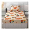 FRESH FROM LOOM Cotton Elastic Fitted Single Bedsheet for Kids - LXINDIA.COM