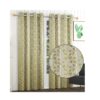 FRESH FROM LOOM Curtains for Door 8 Feet Long Door Window Curtain Eyelet Ring Green 2pc 1 - LXINDIA.COM