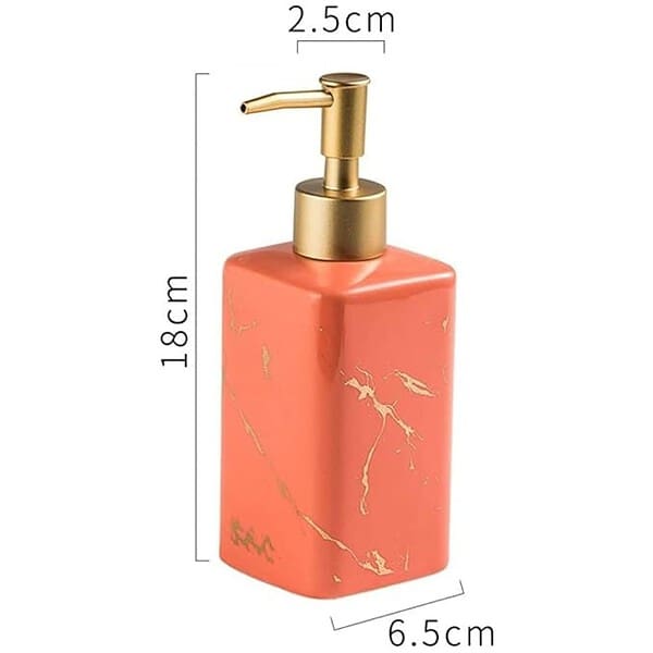 FabSeasons Soap Dispenser with Pump Peach1 - LXINDIA.COM