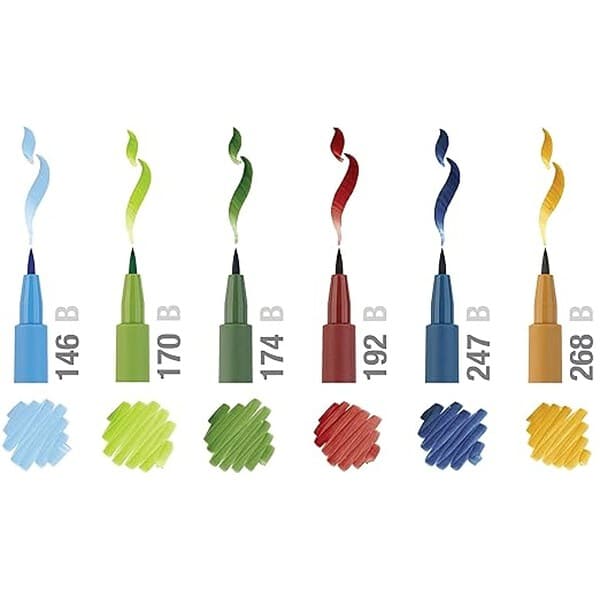 Faber Castell Pitt Artist Landscape Color Pen Set 2 - LXINDIA.COM