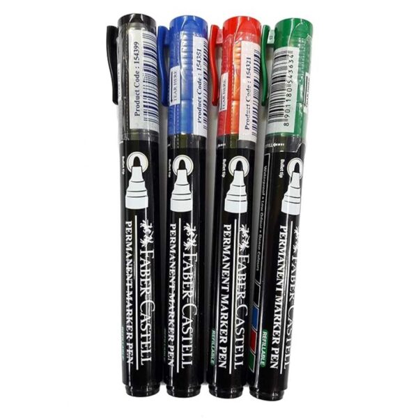 Faber Castell Thick Permanent Marker Pen Pack Of 10 1 - LXINDIA.COM