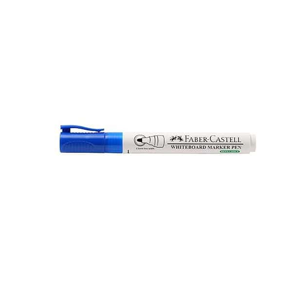 Faber Castell Whiteboard Broad Point Tip Marker Pack of 10 Blue 1 - LXINDIA.COM