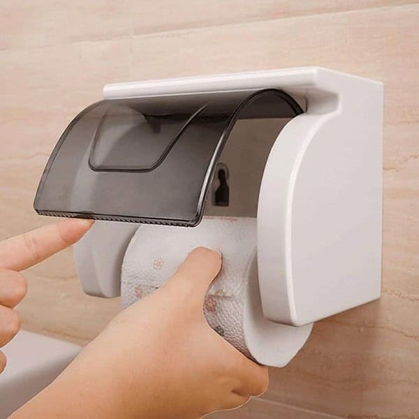 Fabware Self Adhesive Toilet Roll Paper Holder for Bathroom1 - LXINDIA.COM