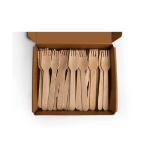 Fancyara Disposable Wooden Spoons and Forks - LXINDIA.COM