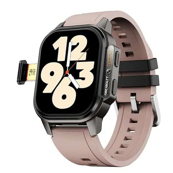 Fire Boltt Snapp Smart Watch 4GB RAM 64GB ROM Cherry Blush - LXINDIA.COM