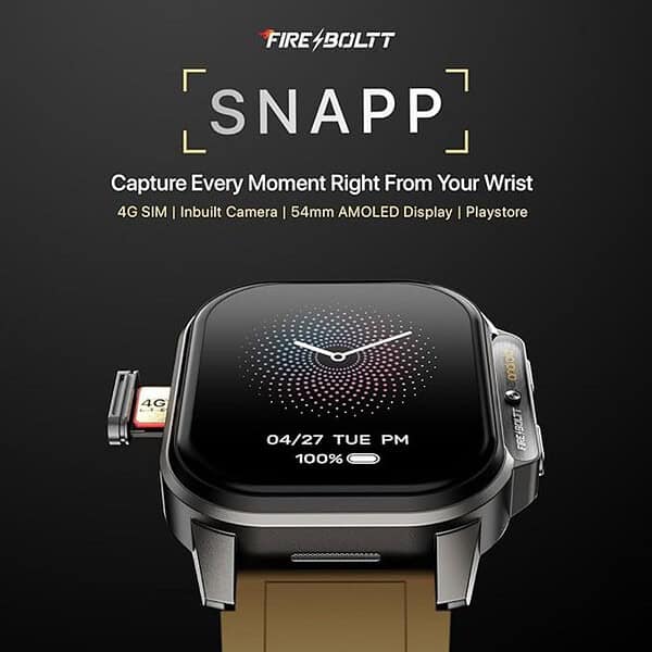 Fire Boltt Snapp Smart Watch Alpine Olive1 - LXINDIA.COM