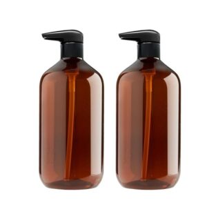 Forest Clay Shampoo Dispenser Pack of 2 Amber - LXINDIA.COM