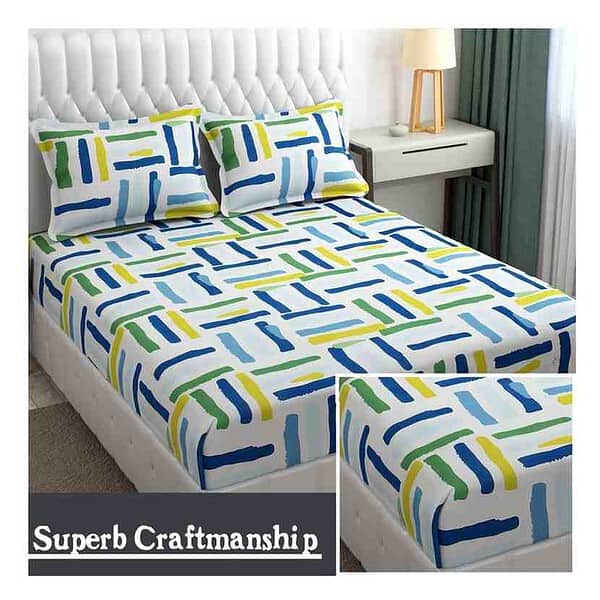 Fresh From Loom Microfiber Rotary Printed Bed Sheet A - LXINDIA.COM