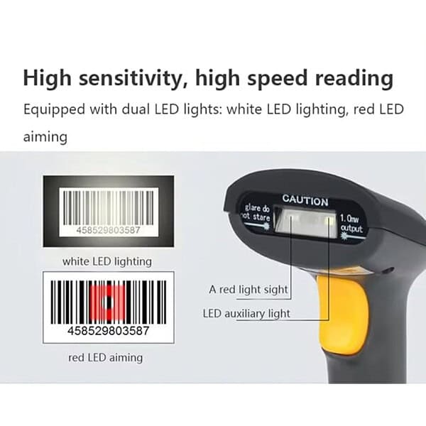 Fronix QR Code Wireless qr Code Reader and Barcode Scanner 2 - LXINDIA.COM