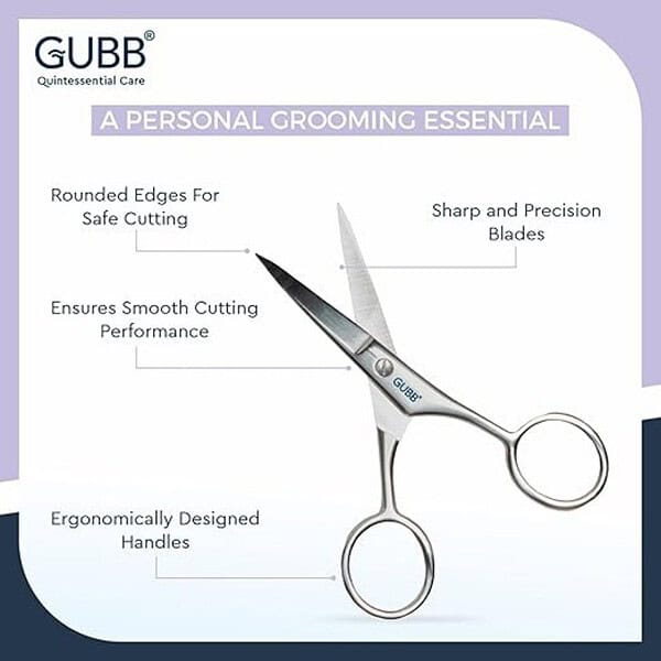 GUBB Grooming Scissor Small for Men Women2 - LXINDIA.COM