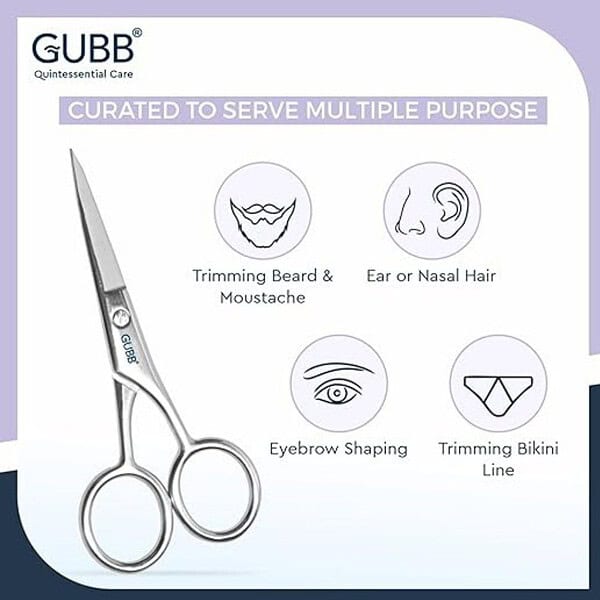 GUBB Grooming Scissor Small for Men Women3 - LXINDIA.COM