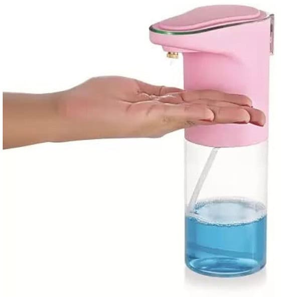 Generic Automatic Hand Sanitizer Dispenser with USB Charging Pink - LXINDIA.COM