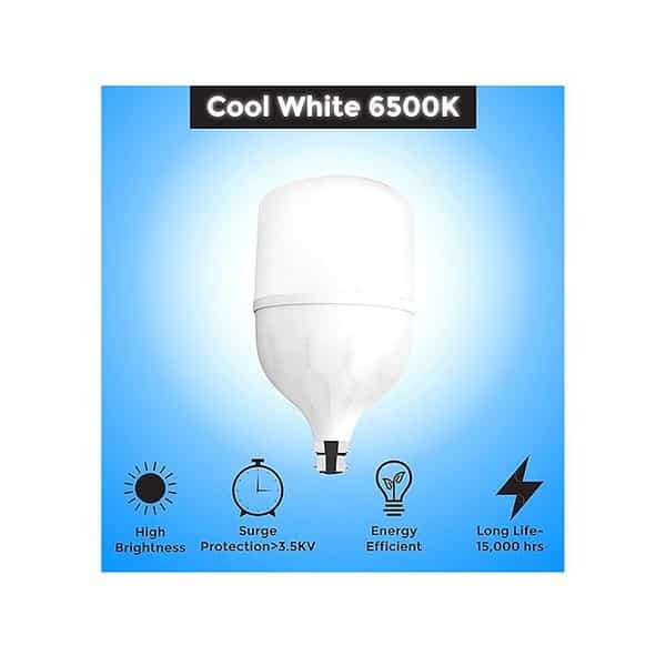 Gesto 50W High Bright Led Bulb Upto 85 Energy Saving B22 CFL Led Bulb 1 - LXINDIA.COM