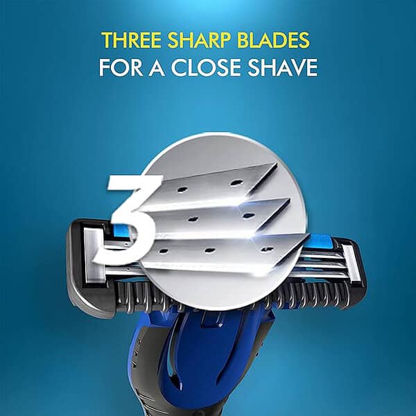 Gillette Guard 3 Single Razor with 8 Blades Pack 1 - LXINDIA.COM