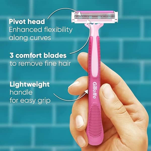 Gillette Venus Simply Venus Pink Hair Removal for Women 3 - LXINDIA.COM