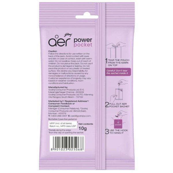 Godrej aer Power Pocket Bathroom Freshener Berry Rush10G1 - LXINDIA.COM