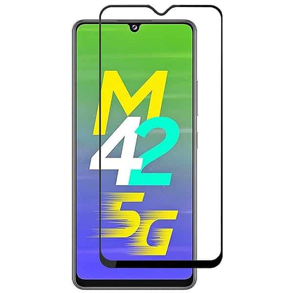 Gorilion Tempered Glass protector For Samsung Galaxy M42 5G Black - LXINDIA.COM