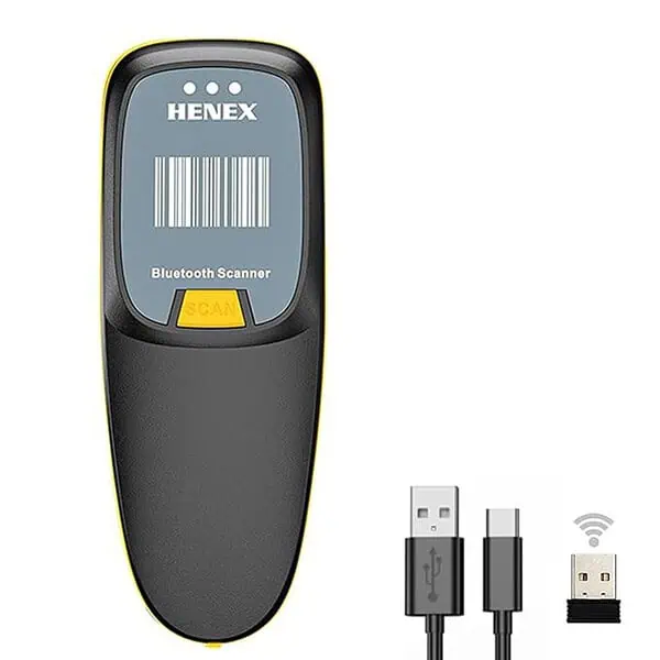 HENEX HC 2000R Mini Bluetooth Barcode Scanner - LXINDIA.COM