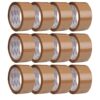 HEPINES Brown BOPP Tape Rolls Pack of 12 - LXINDIA.COM