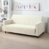 HOKIPO 200 GSM Premium Velvet Sofa Cover Beige AR 4738 BGE - LXINDIA.COM