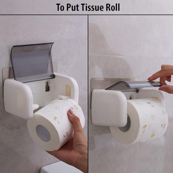 HOKIPO Magic Sticker Series Self Adhesive Toilet Paper Holder1 - LXINDIA.COM