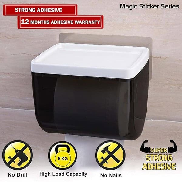 HOKIPO Magic Sticker Series Toilet Paper Dispenser1 - LXINDIA.COM