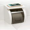 HOKIPO Magic Sticker Series Toilet Paper Holder in Bathroom with Mobile Stand - LXINDIA.COM