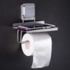 HOKIPO Toilet Paper Holder with Mobile Stand 1 - LXINDIA.COM