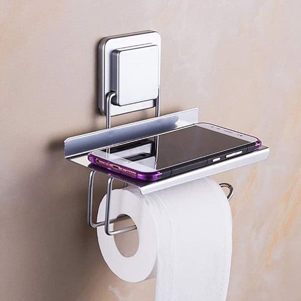 HOKIPO Toilet Paper Holder with Mobile Stand2 - LXINDIA.COM