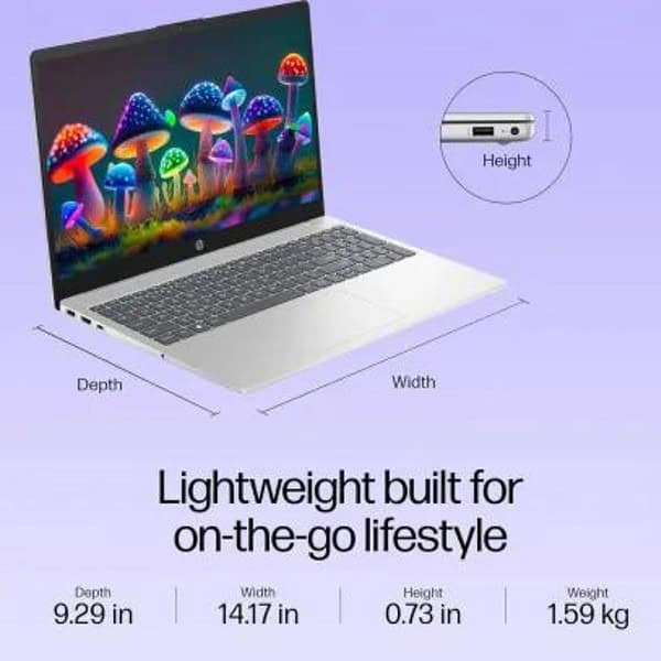 HP 15 fd0061TU Laptop 12th Gen Core i3 8 GB 512GB SSD Win11 Home2 - LXINDIA.COM