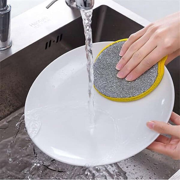 HSR Dish Sponges Double Sided Non Scratch Scrub Cleaning Sponges 1 - LXINDIA.COM