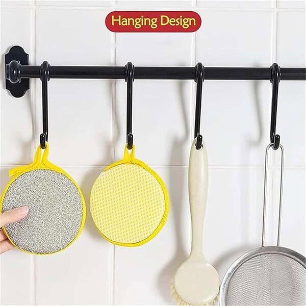 HSR Dish Sponges Double Sided Non Scratch Scrub Cleaning Sponges 2 - LXINDIA.COM