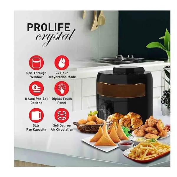 Havells Air Fryer Prolife Crystal A 1 - LXINDIA.COM