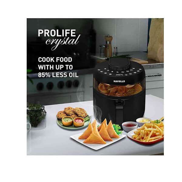 Havells Air Fryer Prolife Crystal C 1 - LXINDIA.COM