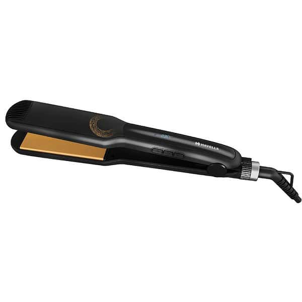 Havells HS4122 Keratin Wide Plate Hair Straightener with Digital Display - LXINDIA.COM