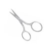 HimPrincy Grooming Metal Scissor for Hair Cutting and Moustache Trimming Silver - LXINDIA.COM