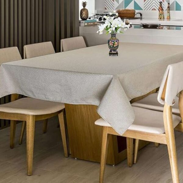 Homerz Premium Jute Table Cloth 52 x 75 inch Beige - LXINDIA.COM