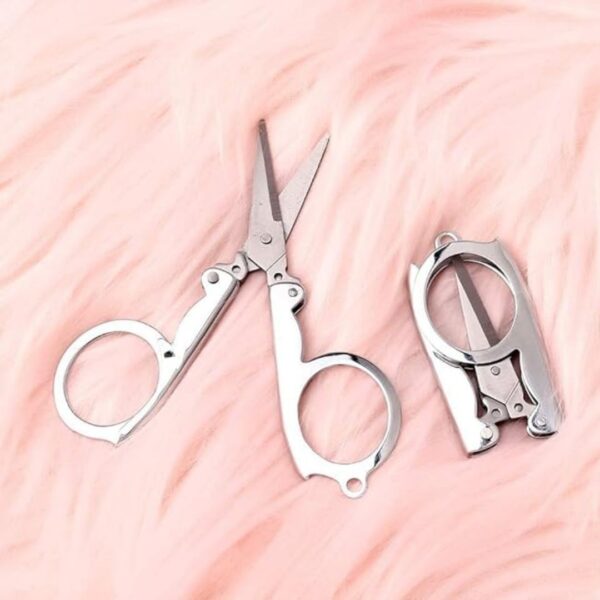 Hot Hairs Stainless Steel Foldable Scissor for Men and Women1 - LXINDIA.COM