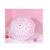 House of Quirk 3 Fold Travel Umbrella Auto Open and Close with Carrying Pouch Pink Hearts - LXINDIA.COM