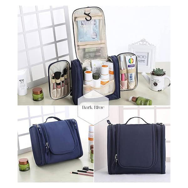 House of Quirk Hanging Toiletry Kit Bag Navy BlueWidth 11 Cm1 - LXINDIA.COM