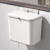 House of Quirk Plastic Hanging Kitchen Trash Can White - LXINDIA.COM