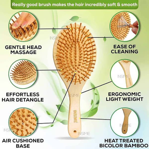 INSIME Wooden hair brush for Women Men1 - LXINDIA.COM