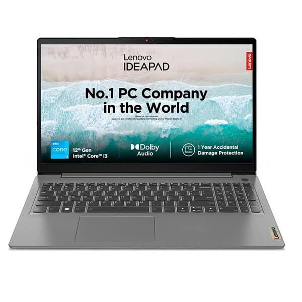 IdeaPad Slim 3i 12th Gen 82RK00VWIN Intel i3 Arctic Grey - LXINDIA.COM