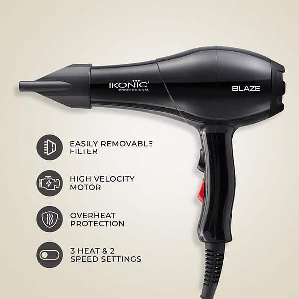 Ikonic Blaze Hair Dryer 1800W 2000W1 - LXINDIA.COM