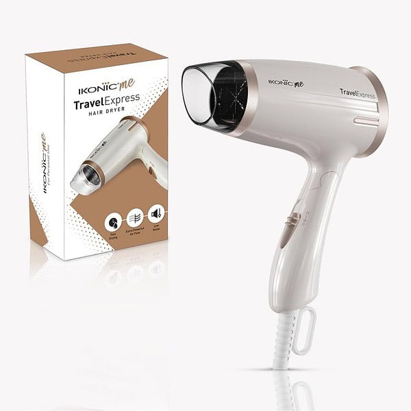 Ikonic Travel Express Foldable Hair Dryer 1400W - LXINDIA.COM