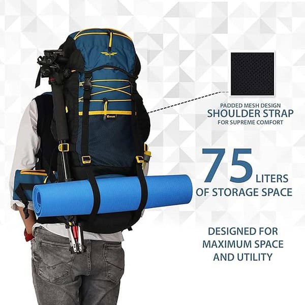 Impulse rucksack bags 75 litres travel bag for men tourist bag for travel backpack 2 - LXINDIA.COM