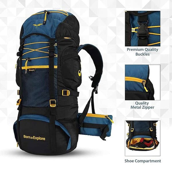 Impulse rucksack bags 75 litres travel bag for men tourist bag for travel backpack 3 - LXINDIA.COM